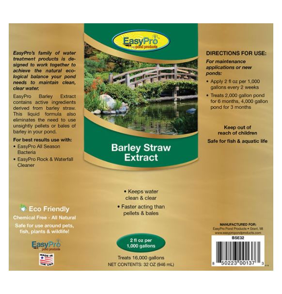 BSE32 Liquid Barley Extract – 32 oz. (1 quart)