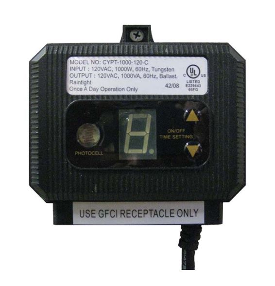 EPT19 Outdoor timer with photoeye – 1000 watt maximum