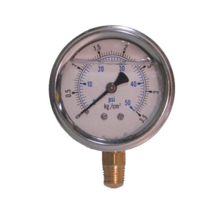 0-50 PSI liquid filled gauge 1/4" npt