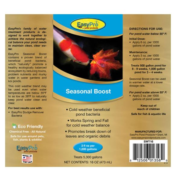 SWT16 Seasonal Boost Liquid Bacteria -16 oz