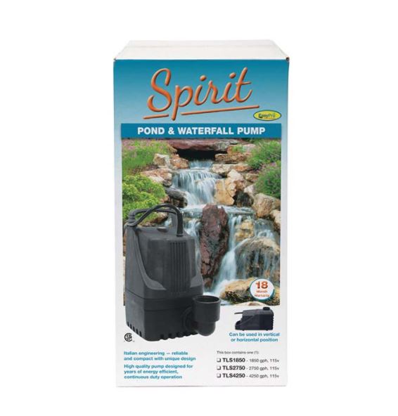 EasyPro TLS1850 Spirit Pond & Stream Pump 1850 GPH for sale online 